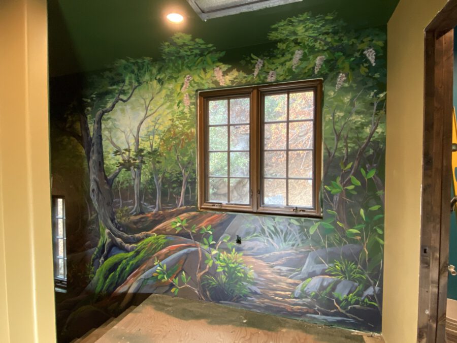 Forest Mural for Home in Tulare County, California