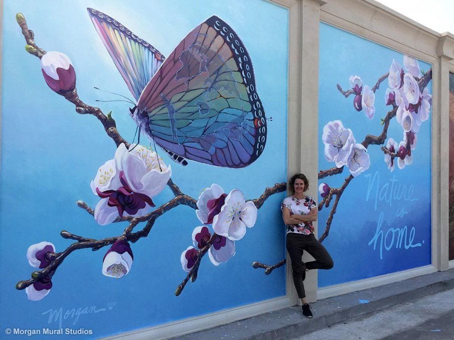 Hua Quan Village Mural in China Painted by Artist Morgan Bricca