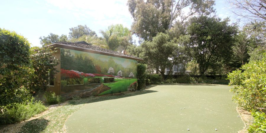 Augusta National Golf Club Mural by SF Bay Area Painter