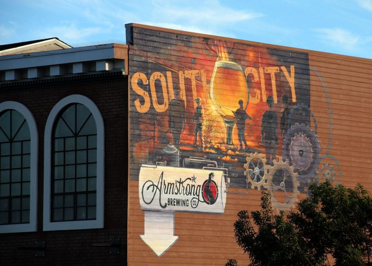 South City Mural for Armstrong Brewing Co.