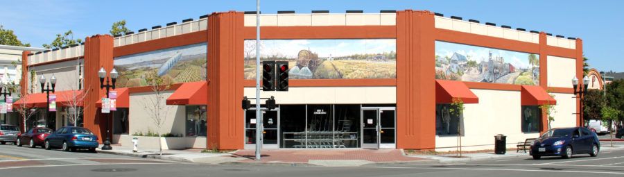 Sunnyvale Historical Mural Painted by Northern California Muralist