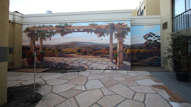 Trellis Mural in San Rafael, California