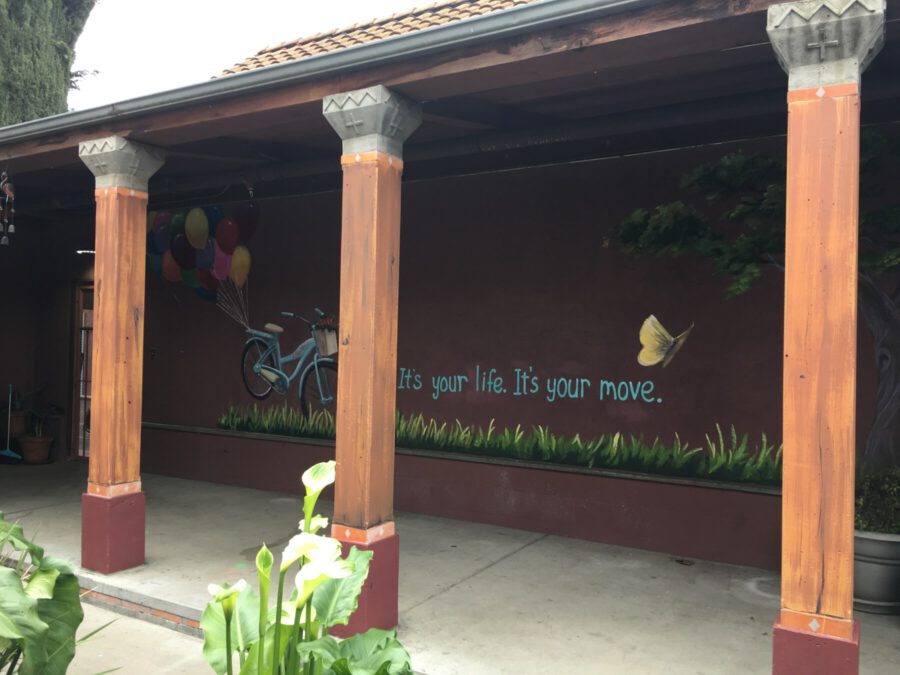 Nonprofit Murals (at a interim housing facility for adults working to overcome homelessness and mental illness)