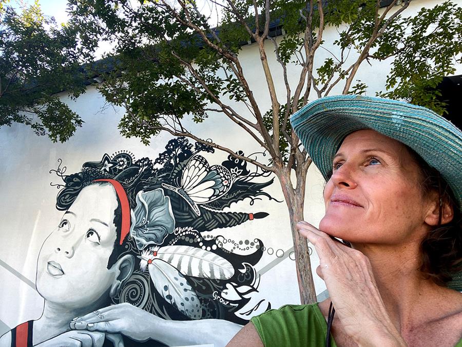 Morgan Bricca Mural in Collaboration with The City of Los Gatos