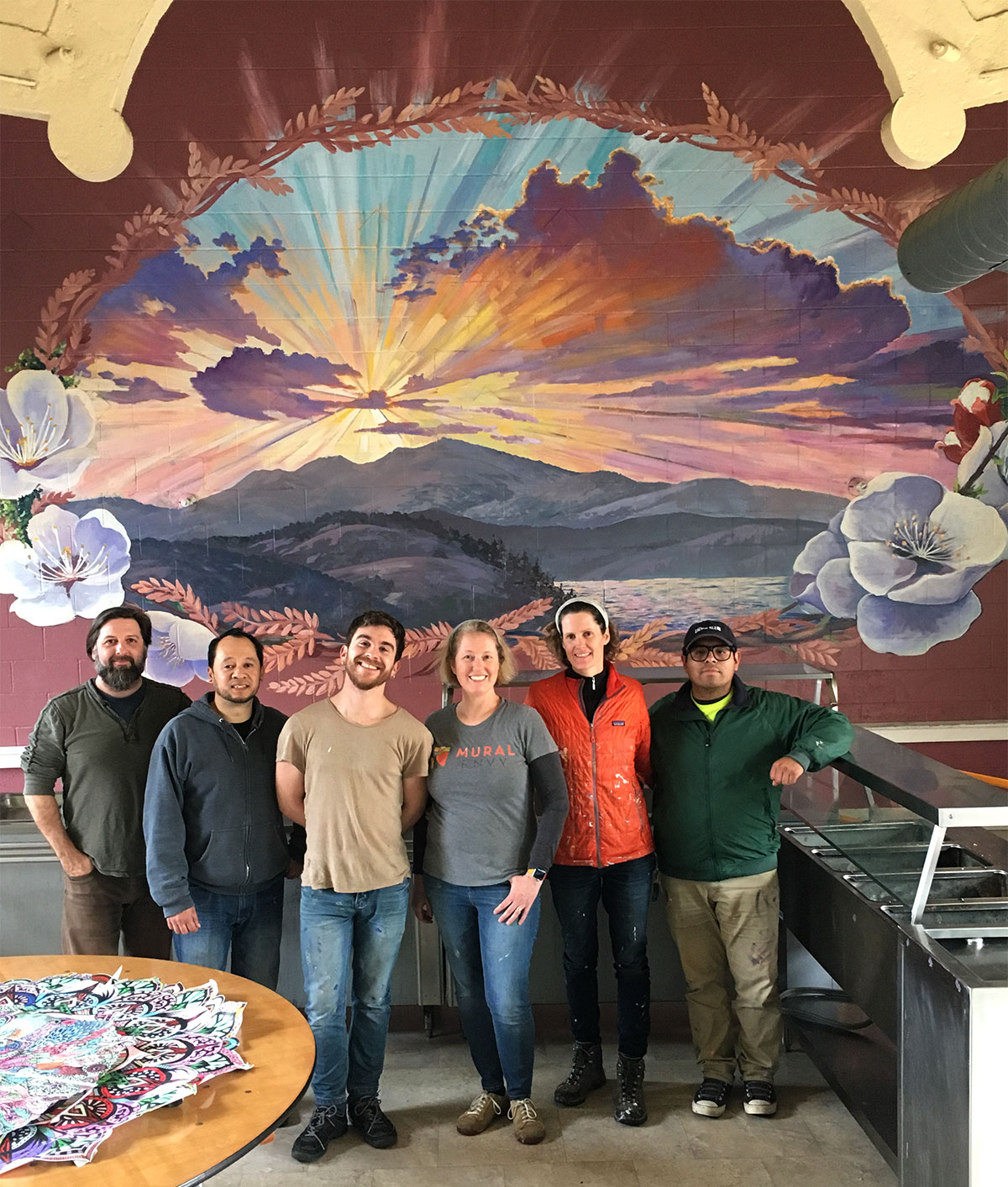 Mural Team for Homeless Shelter Mural