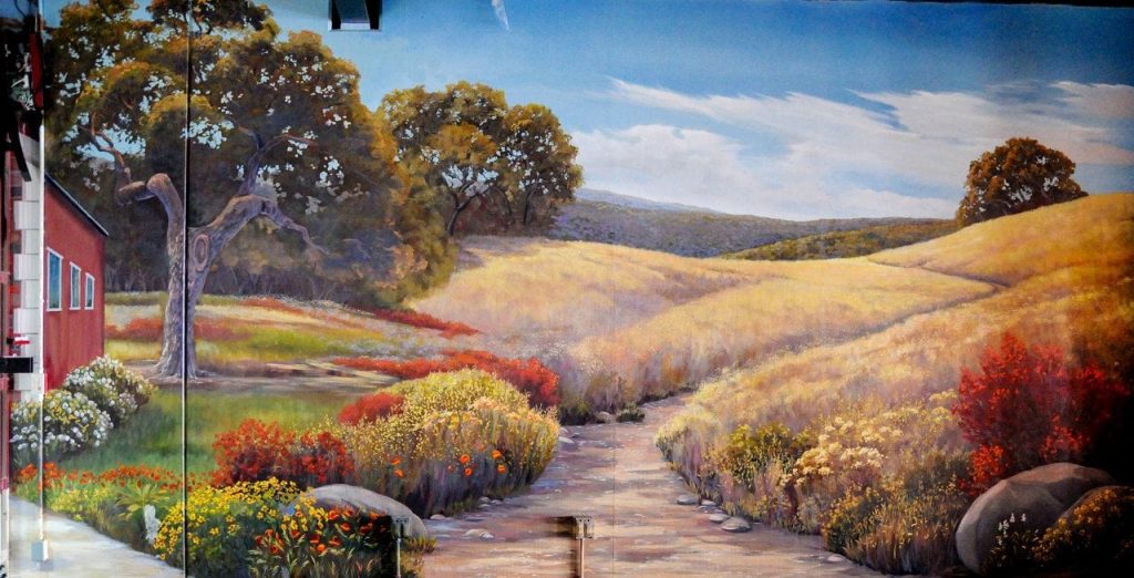 Hillside Landscape Mural
