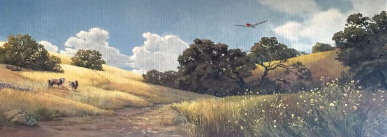 Details of Napa Valley Landscape by Los Altos Painter