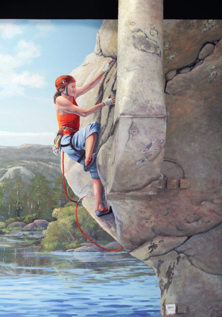 Yosemite Rock Climbing Mural