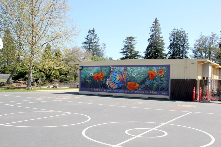 Peace mural for school (playground view)