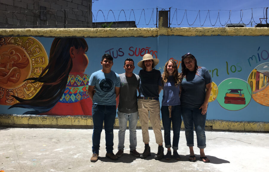 The Muralist and her Team of Painters