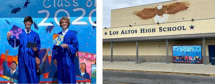 Los Altos High School Mural for 2020 Graduating Class