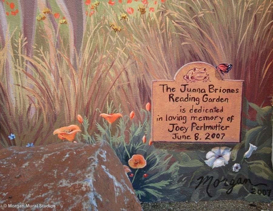 Juana Briones Reading Garden Mural