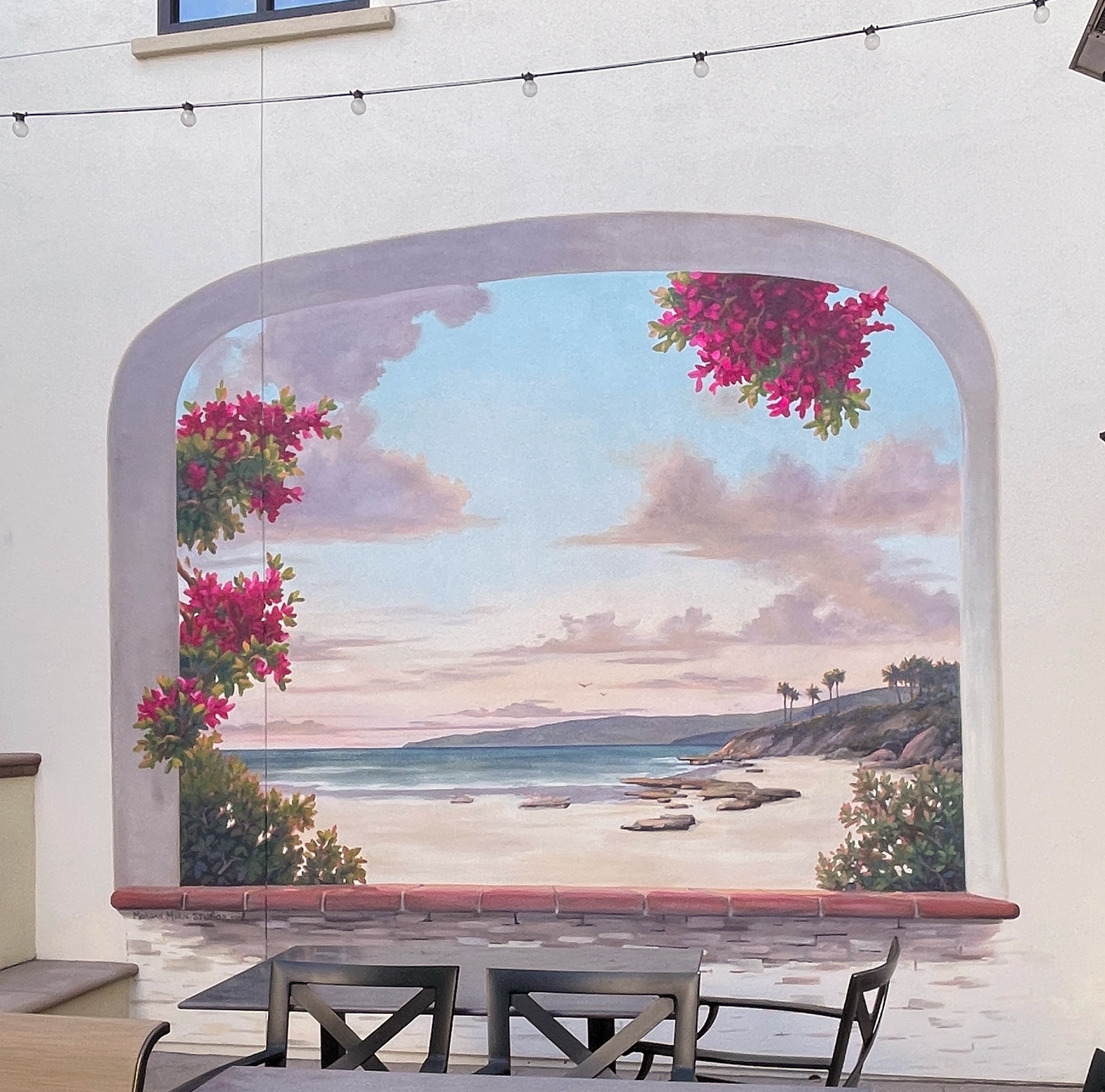Residential Mural in Burligame, CA