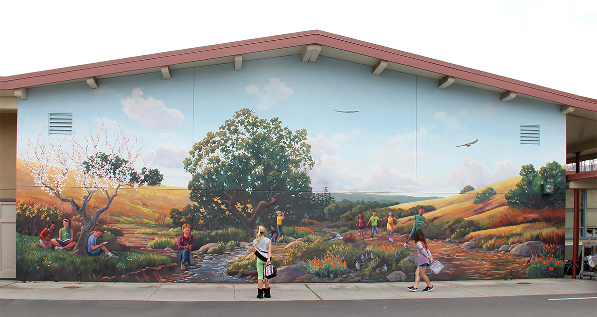 Springer Elementary School Mural to Give Kids a Positive Environment