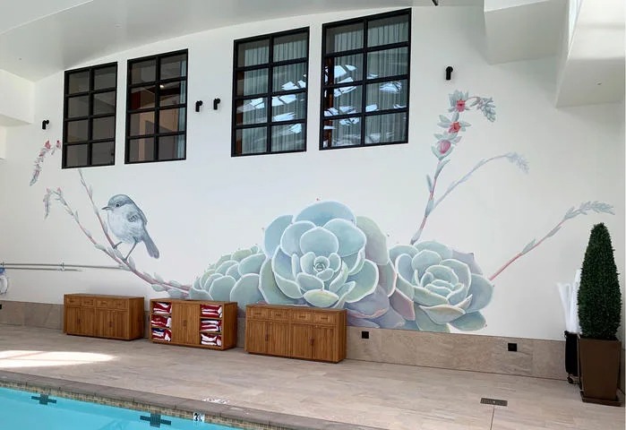 Glen Community Pool Mural at Scripps Ranch in San Diego, California