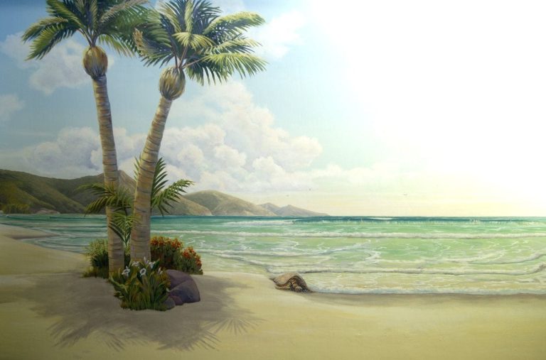 TikiMural BeachScene