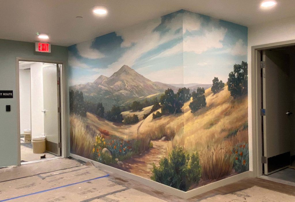 Mt. Diablo Mural at Veteran's Square 2 Veterans Square Mt Diablo Mural
