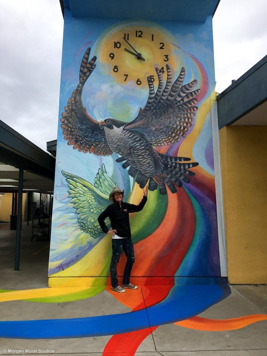 Blach Intermediate School Mural in Los Altos, California
