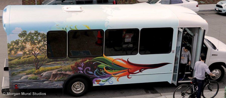 Youth Bus Art Hand-painted for Kids