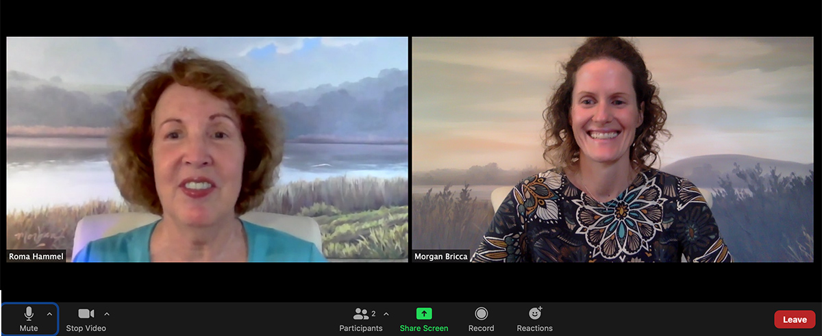 Painted Background Adds Class to Your Video Chats